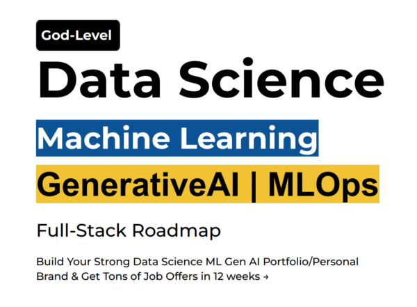 Data Science ML Generative AI Roadmap, Resources 2024🚀